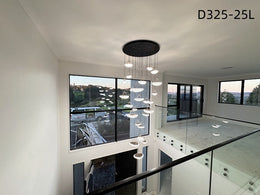 Unique Design LED Drop Light D325-95cm-25L - Galaxy Lighting NZ