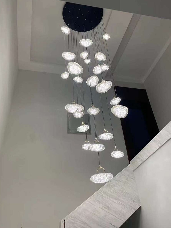 Unique Design LED Drop Light D325-95cm-25L - Galaxy Lighting NZ