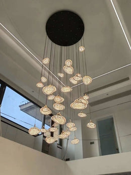 Unique Design LED Drop Light D325-95cm-25L - Galaxy Lighting NZ