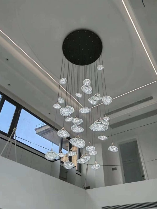 Unique Design LED Drop Light D325-95cm-25L - Galaxy Lighting NZ