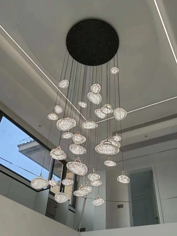 Unique Design LED Drop Light D325-95cm-25L - Galaxy Lighting NZ