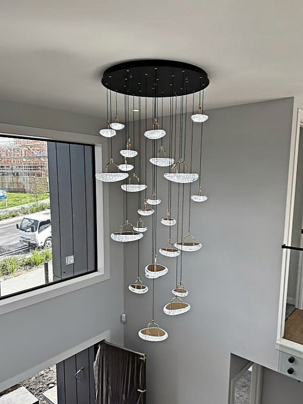 Unique Design LED Drop Light D325-95cm-25L - Galaxy Lighting NZ