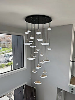 Unique Design LED Drop Light D325-95cm-25L - Galaxy Lighting NZ