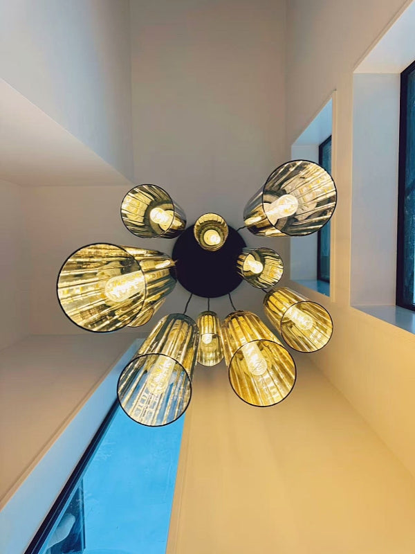 Glass Pendant Light D326-60cm - Galaxy Lighting NZ