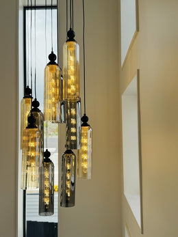 Glass Pendant Light D326-60cm - Galaxy Lighting NZ