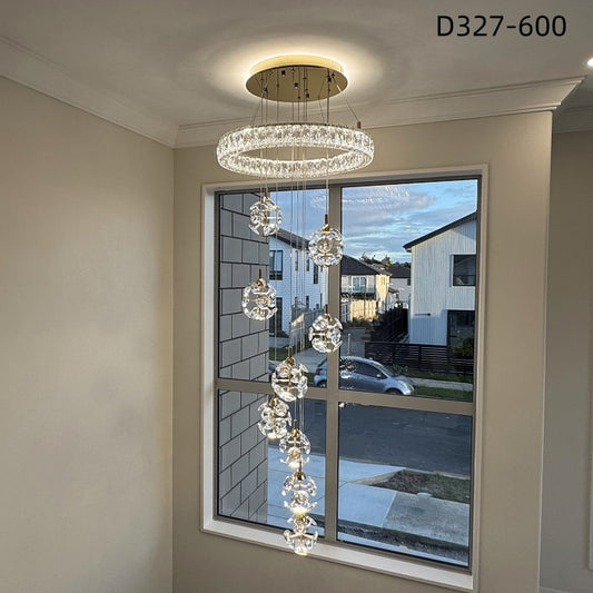 Color Change LED Drop Light With Remote Control D327-600,Two Sizes - Galaxy Lighting NZ