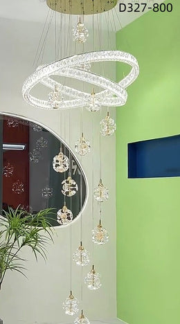 Color Change LED Drop Light With Remote Control D327-800,Two Sizes - Galaxy Lighting NZ