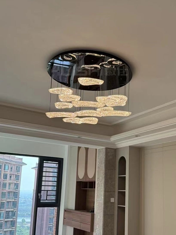 Unique Design LED Drop Light D328-80cm With Remote Control - Galaxy Lighting NZ