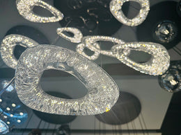 Unique Design LED Drop Light D328-80cm With Remote Control - Galaxy Lighting NZ