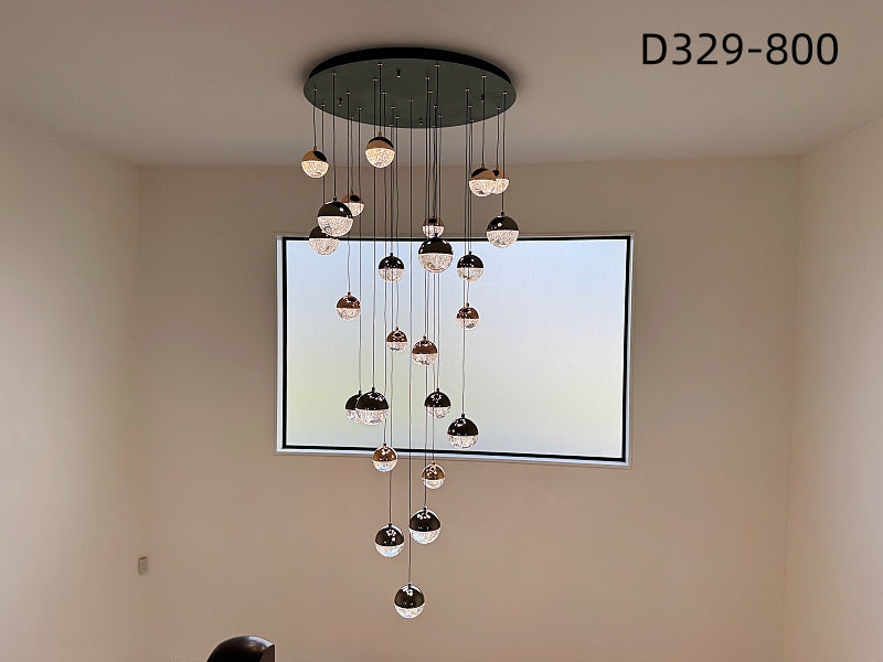 Color Change LED Drop Light D329-800cm - Galaxy Lighting NZ