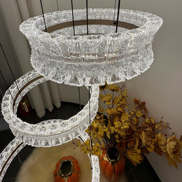 Remote Control Color Change LED Drop Light D332-6Rings