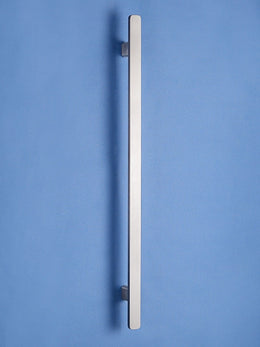 Identify Brushed Nickel Heated Rail Single Bar 1000*120mm - Galaxy Lighting NZ