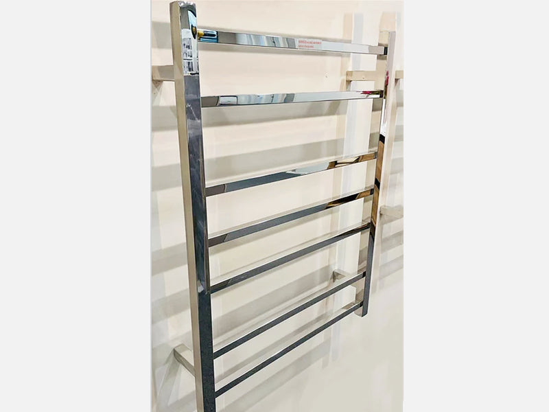 Mirror finished Heated Towel Rail 600*780mm 7 Bars # - Galaxy Lighting NZ