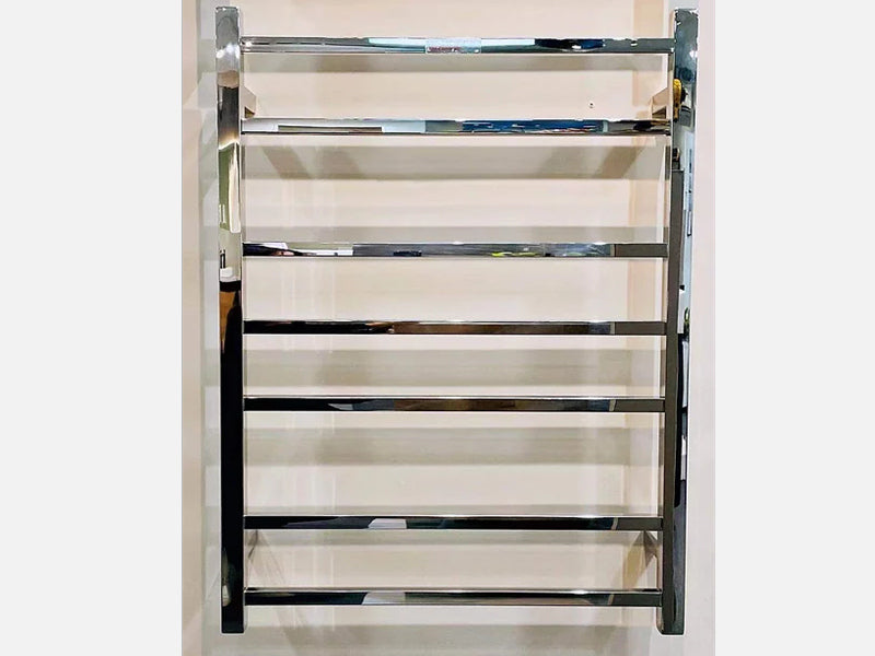 Mirror finished Heated Towel Rail 600*780mm 7 Bars # - Galaxy Lighting NZ