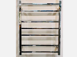 Mirror finished Heated Towel Rail 600*780mm 7 Bars # - Galaxy Lighting NZ