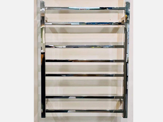 Mirror finished Heated Towel Rail 600*780mm 7 Bars # - Galaxy Lighting NZ