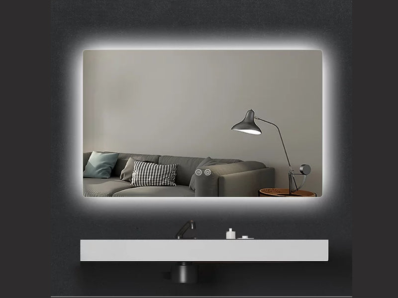 Frameless LED Demister Mirror WK1200*750mm - Galaxy Lighting NZ