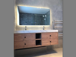 Frameless LED Demister Mirror WK1400*750mm - Galaxy Lighting NZ