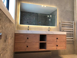Frameless LED Demister Mirror WK1400*750mm - Galaxy Lighting NZ