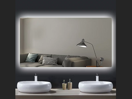 Frameless LED Mirror WK1400*750mm - Galaxy Lighting NZ