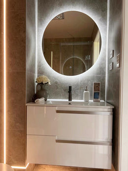 Frameless LED Mirror WK800*800mm # - Galaxy Lighting NZ