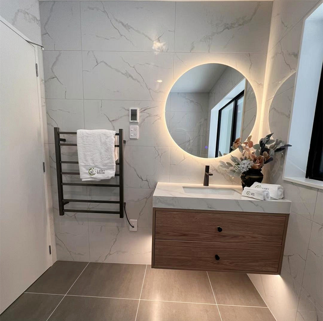 Frameless LED Mirror WK800*800mm # - Galaxy Lighting NZ