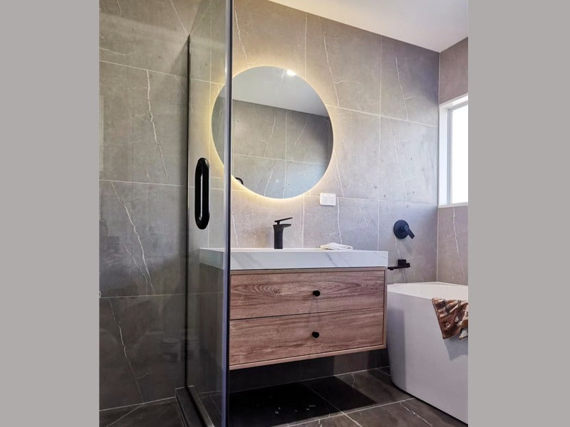 Frameless LED Mirror WK800*800mm # - Galaxy Lighting NZ