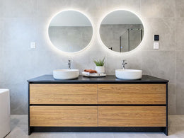 Frameless LED Mirror WK800*800mm # - Galaxy Lighting NZ