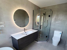Frameless LED Mirror WK800*800mm # - Galaxy Lighting NZ
