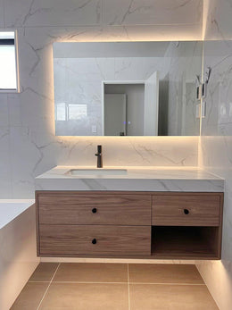 Frameless LED Demister Mirror WK900*750mm - Galaxy Lighting NZ