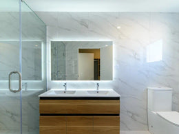 Frameless LED Mirror WK900*750mm # - Galaxy Lighting NZ