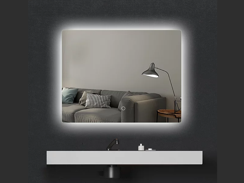 Frameless LED Mirror WK900*750mm # - Galaxy Lighting NZ