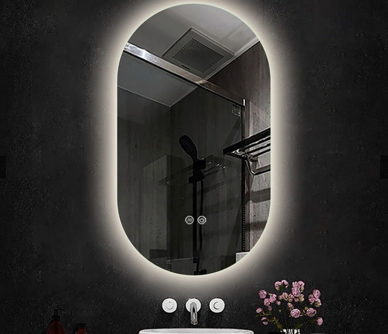 Frameless LED Demister Mirror WK500*900mm - Galaxy Lighting NZ