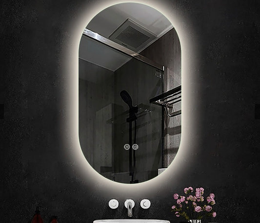 Frameless LED Demister Mirror WK500*900mm - Galaxy Lighting NZ
