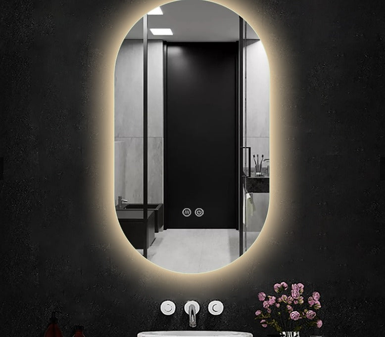 Frameless LED Demister Mirror WK500*900mm - Galaxy Lighting NZ