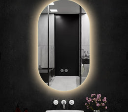 Frameless LED Demister Mirror WK500*900mm - Galaxy Lighting NZ