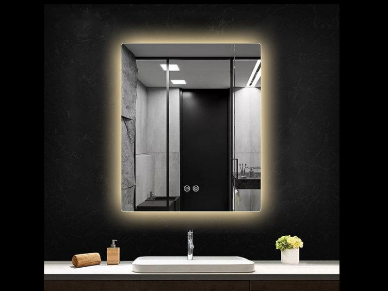 Frameless LED Demister Mirror WK750*900mm # - Galaxy Lighting NZ