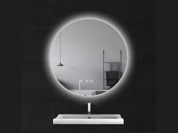 Frameless LED Demister Mirror WK600*600mm - Galaxy Lighting NZ