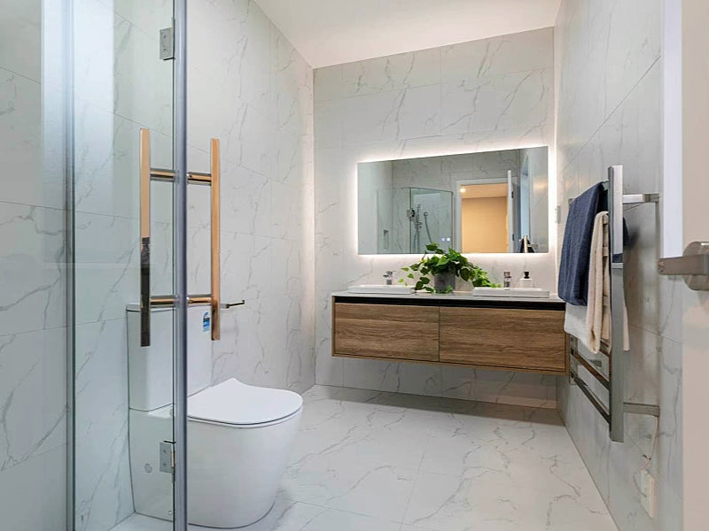 Frameless LED Demister Mirror WK1200*750mm - Galaxy Lighting NZ
