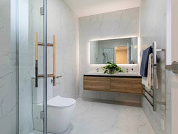Frameless LED Demister Mirror WK1200*750mm - Galaxy Lighting NZ