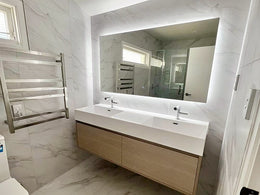 Frameless LED Mirror WK1200*750mm # - Galaxy Lighting NZ