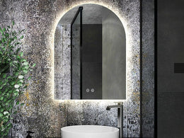 Frameless LED ARCH Demister Mirror WKAR600*800mm - Galaxy Lighting NZ