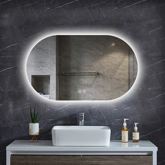 Frameless LED Demister Mirror WKR1100*650mm - Galaxy Lighting NZ