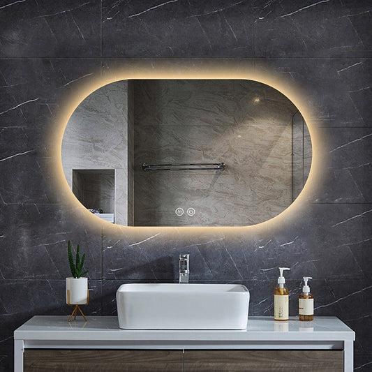 Frameless LED Demister Mirror WKR1100*650mm - Galaxy Lighting NZ