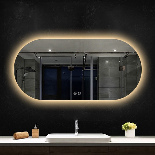 Frameless LED Demister Mirror WKR1400*650mm - Galaxy Lighting NZ