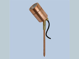 Copper Outdoor Garden Spike Spotlight G802 - Galaxy Lighting NZ