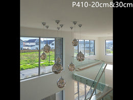 Smoky Grey LED Pendant Light P410-30W