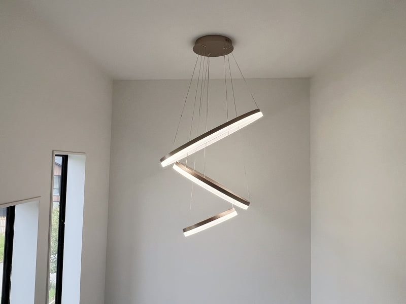LED Pendant Light P339-Coffee*3Rings