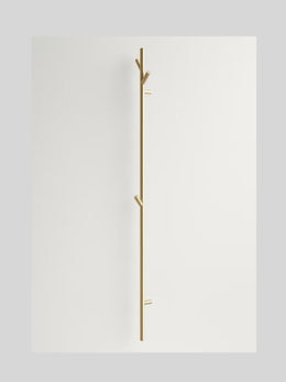 Minimalist Vertical Wall-Mounted Towel Rack -Gold Heated Towel Rail