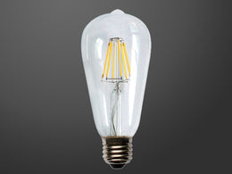 LED Vintage Filament Light Bulb L101-A60-3000K - Galaxy Lighting NZ